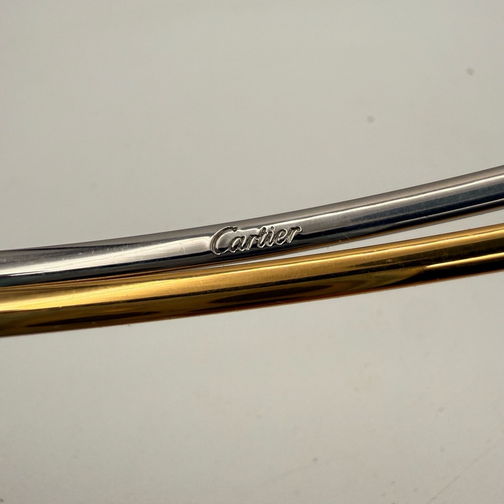 Cartier ‘Trinity Two Tone Metal Handle Wallet Bag’ - Picture 3 of 7